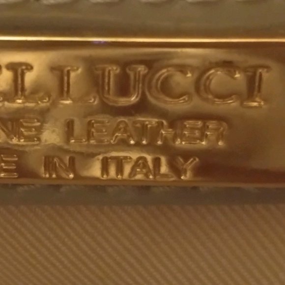 Ladies Gray A. Bellucci Genuine Patent Leather Large Handbag Made in Italy - Picture 10 of 12